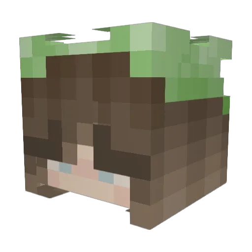 Allie_Gator0429 Minecraft avatar head, 3D render