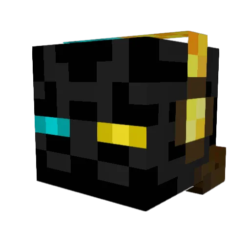 AlligatorPJs Minecraft avatar head, 3D render