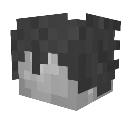 AlligatorSky Minecraft avatar head, 3D render