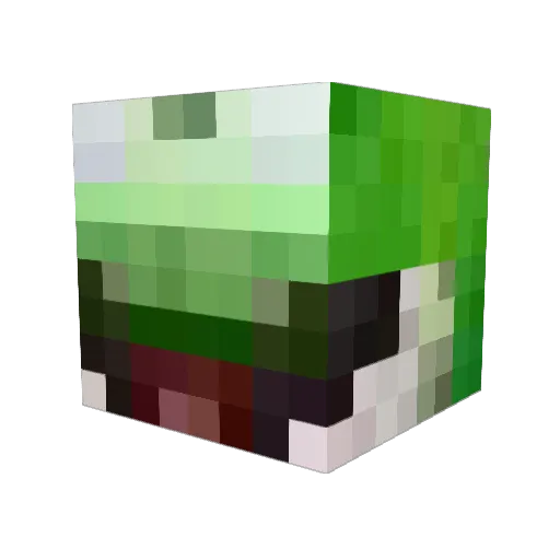 Allison391 Minecraft avatar head, 3D render