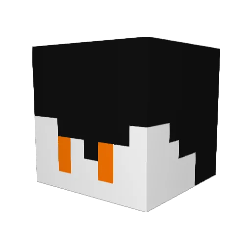 Allkids Minecraft avatar head, 3D render