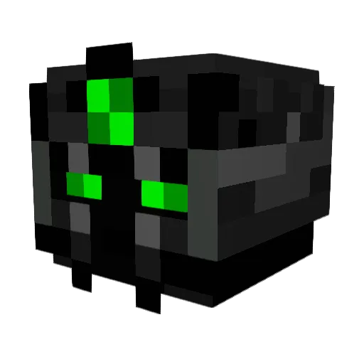 AllmanHD Minecraft avatar head, 3D render