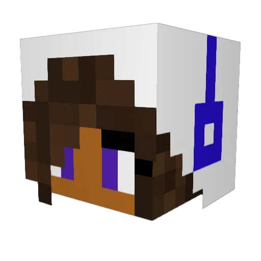 Allmarro Minecraft avatar head, 3D render