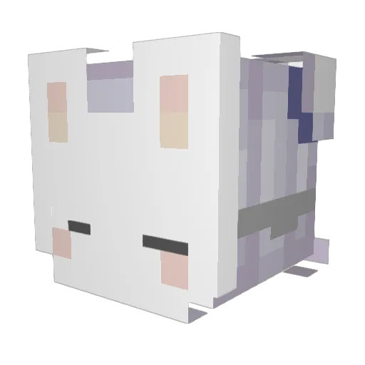 Allmoond Minecraft avatar head, 3D render