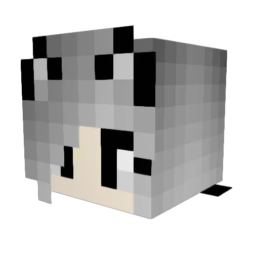 Allorah_Lou Minecraft avatar head, 3D render