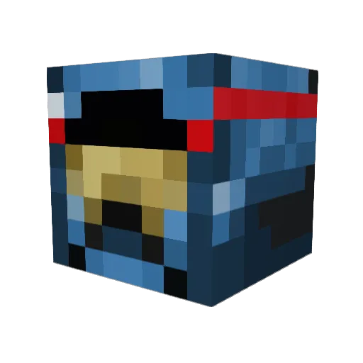 AllowingPrism33 Minecraft avatar head, 3D render