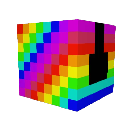 Allowitsch Minecraft avatar head, 3D render