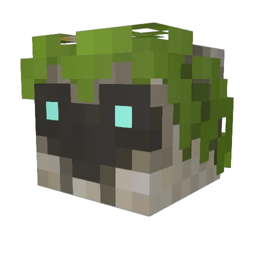 Alloy_Automaton Minecraft avatar head, 3D render