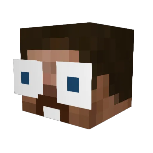 Allstar4gaming2 Minecraft avatar head, 3D render