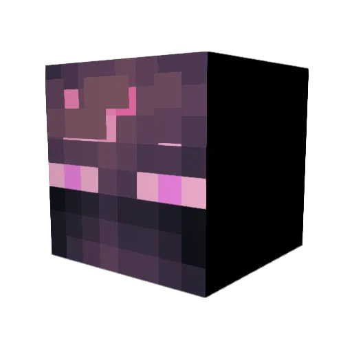 Allu_x3 Minecraft avatar head, 3D render
