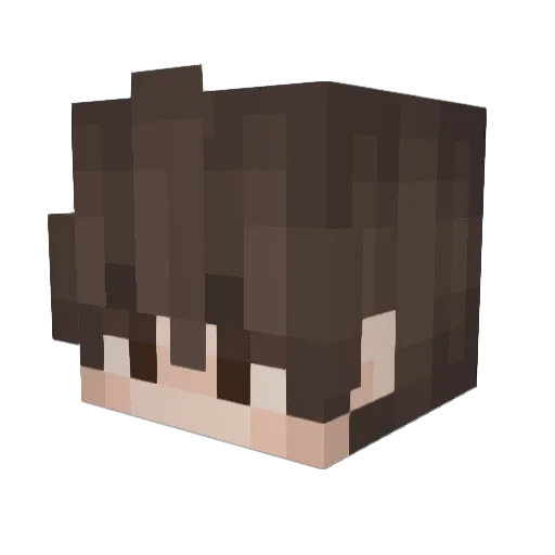 Allukoh Minecraft avatar head, 3D render