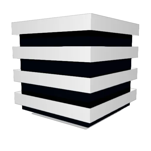 Allvinator Minecraft avatar head, 3D render