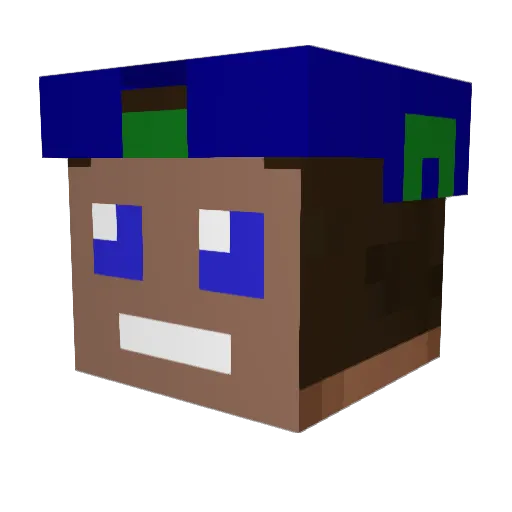 AllwaysRob Minecraft avatar head, 3D render