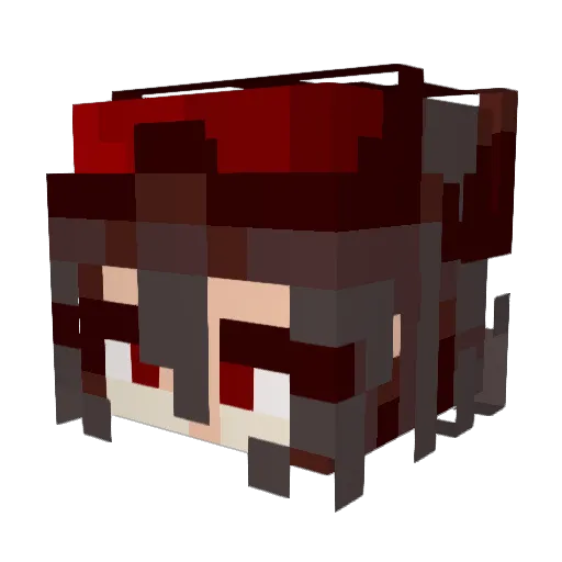 Ally_Labyrinth Minecraft avatar head, 3D render
