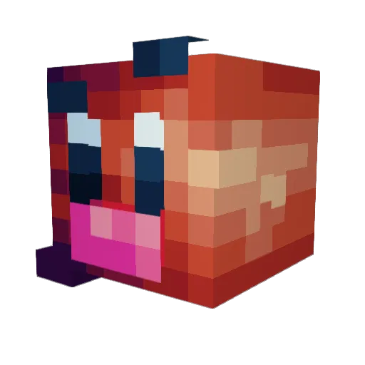 Allymaster01 Minecraft avatar head, 3D render
