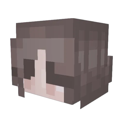AllysonUwU Minecraft avatar head, 3D render