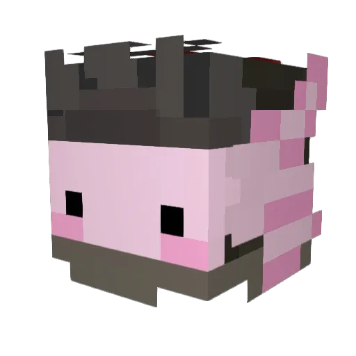 Alm0ndDD Minecraft avatar head, 3D render