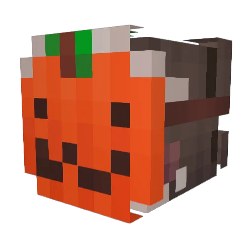 AlmaFloryn Minecraft avatar head, 3D render