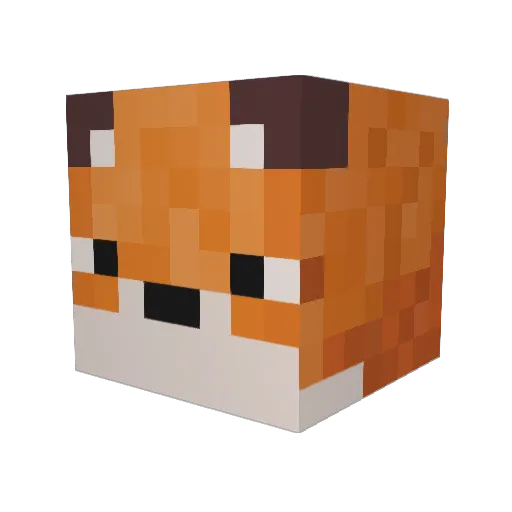Almaa6 Minecraft avatar head, 3D render