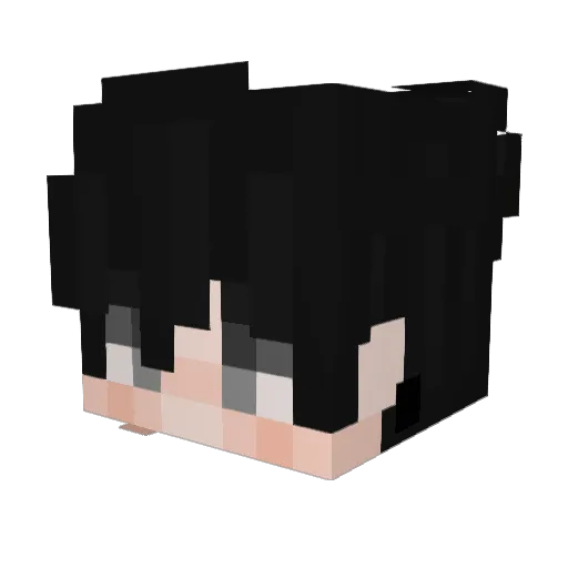 Almas_Al Minecraft avatar head, 3D render
