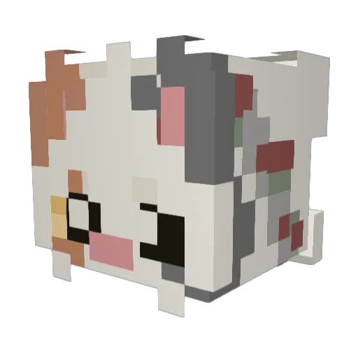 AlmayAlejo Minecraft avatar head, 3D render