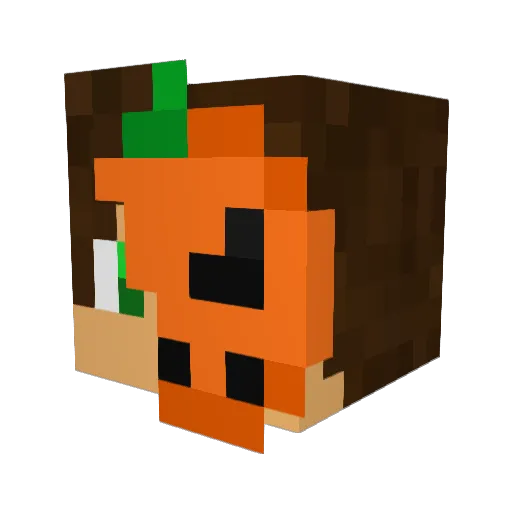 Almeida_Games15 Minecraft avatar head, 3D render
