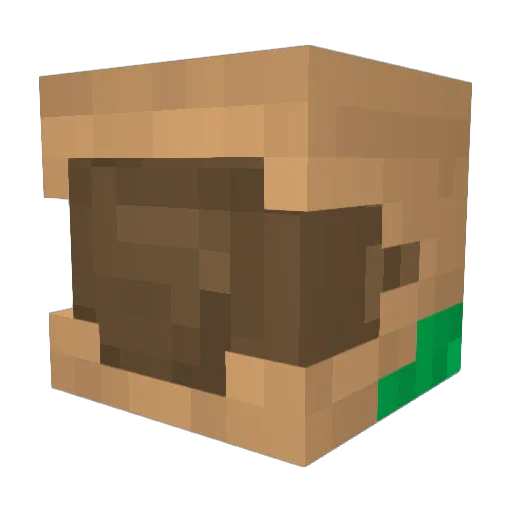 Almejitaz Minecraft avatar head, 3D render
