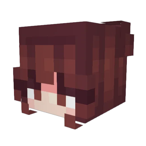 AlmightyClover Minecraft avatar head, 3D render