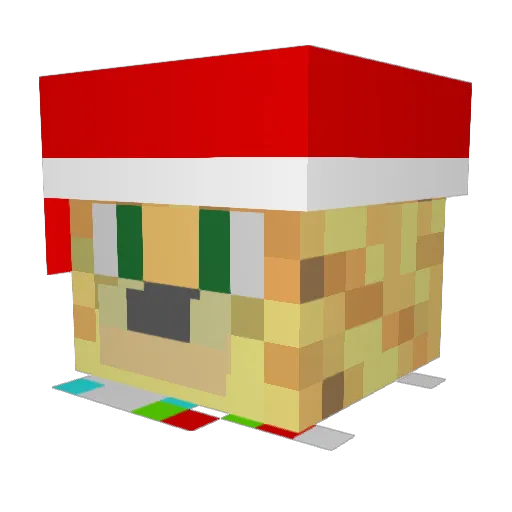 AlmightyOcelot Minecraft avatar head, 3D render