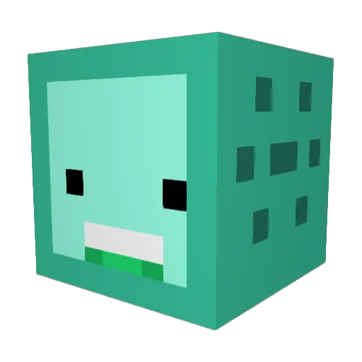 AlmightyPotatoe Minecraft avatar head, 3D render
