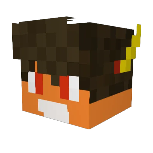 AlmofadaDivina Minecraft avatar head, 3D render