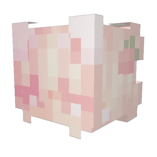 AlmondMiiilk Minecraft avatar head, 3D render