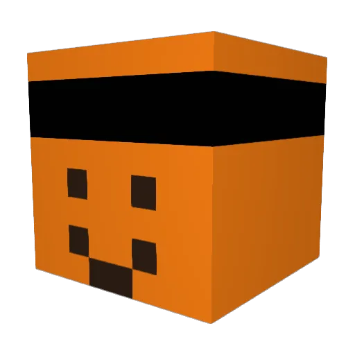 AlmostQuiet1 Minecraft avatar head, 3D render
