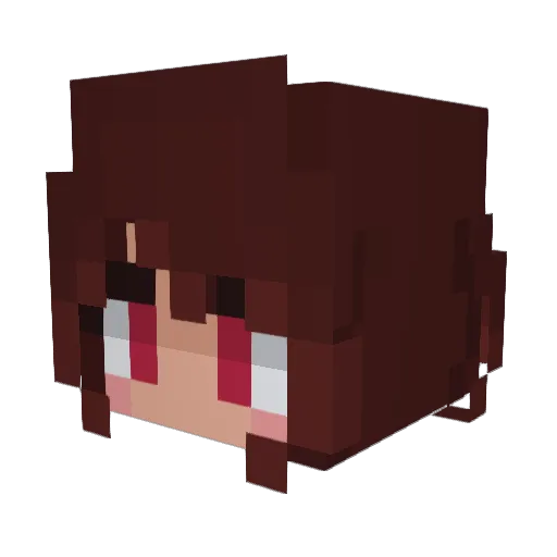 Minecraft-Avatar von Alnii: Kopf als 3D-Render