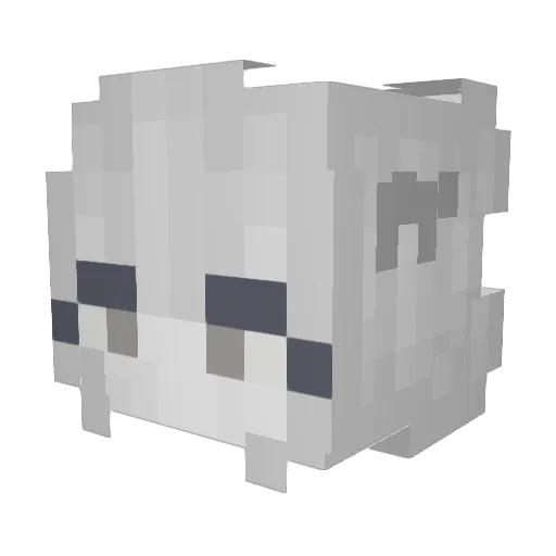 Alnitakk Minecraft avatar head, 3D render