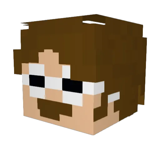 Minecraft-Avatar von Alnoir: Kopf als 3D-Render