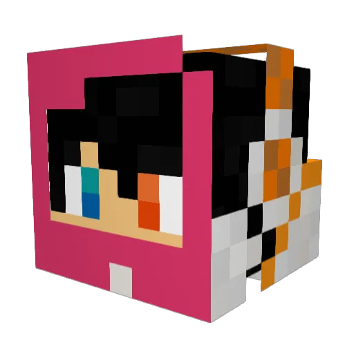 AloDan2006 Minecraft avatar head, 3D render