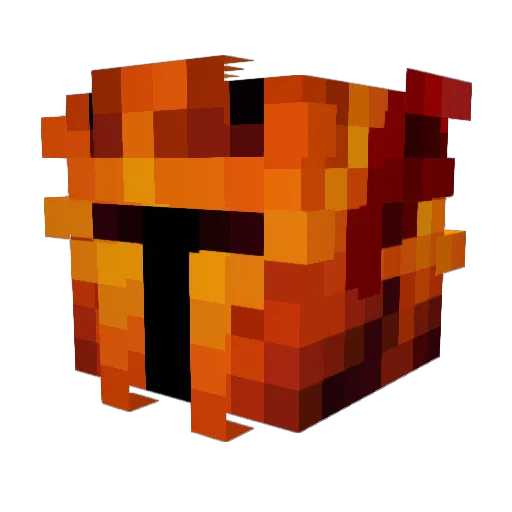AloKing54 Minecraft avatar head, 3D render