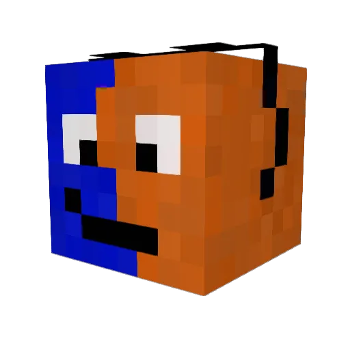 AloLoco387 Minecraft avatar head, 3D render