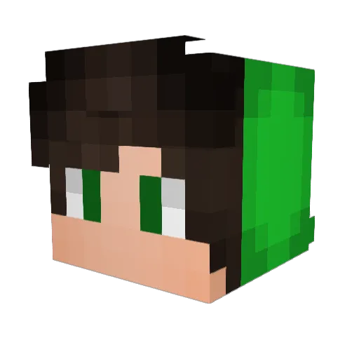 AloNe35035 Minecraft avatar head, 3D render