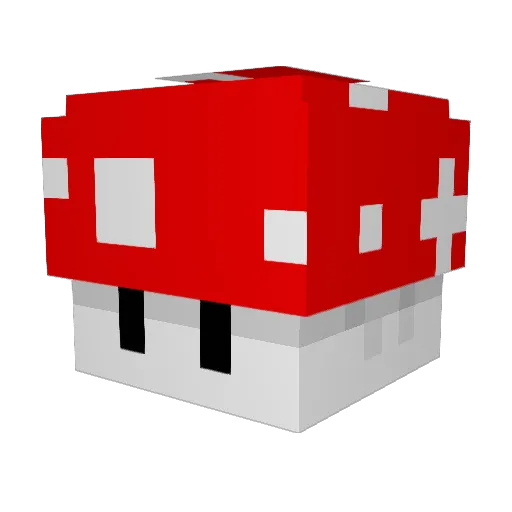 Alocrate_ Minecraft avatar head, 3D render