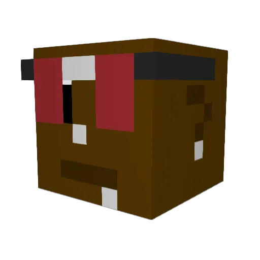 AloeSanchez Minecraft avatar head, 3D render