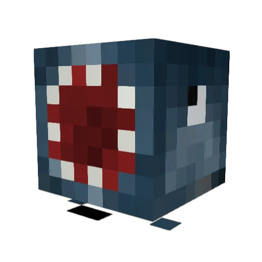 Alomex06 Minecraft avatar head, 3D render