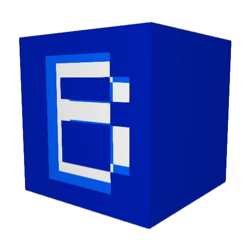 AlonB12 Minecraft avatar head, 3D render