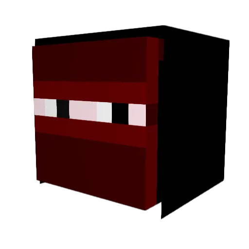 Alone95 Minecraft avatar head, 3D render