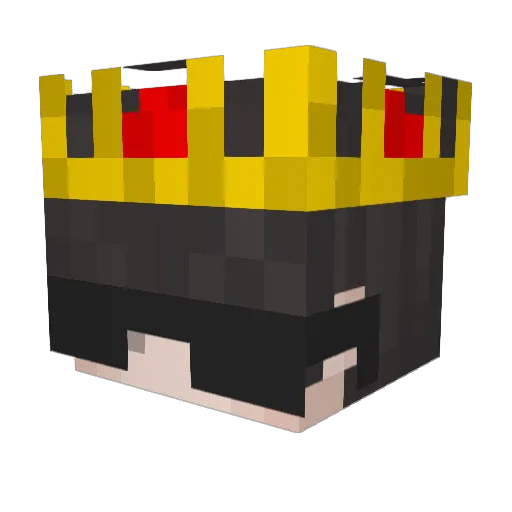 AloneGamerxD Minecraft avatar head, 3D render