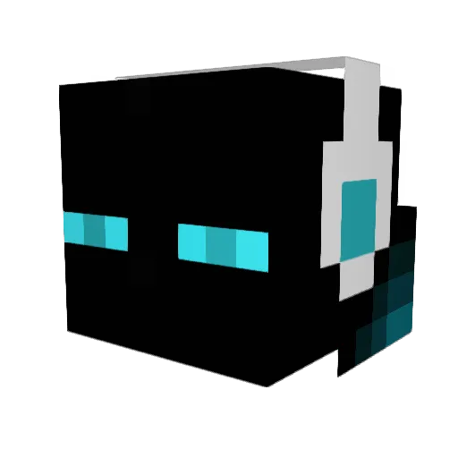 Alone_player Minecraft avatar head, 3D render