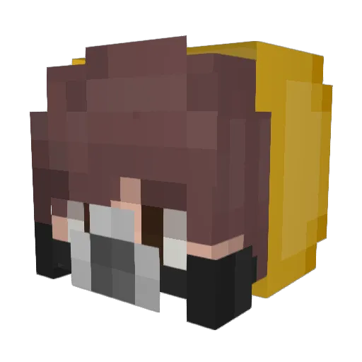 Alonpro234 Minecraft avatar head, 3D render