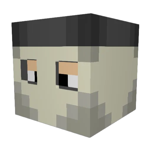 Alonso132 Minecraft avatar head, 3D render