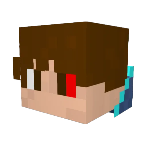 Alonso_25XD Minecraft avatar head, 3D render